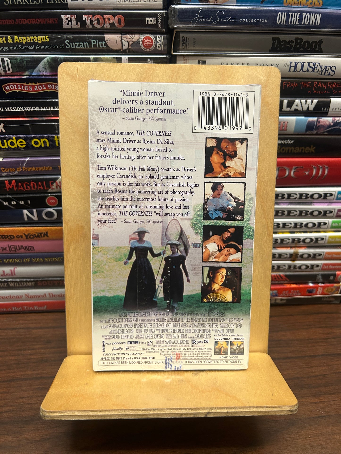 The Governess VHS