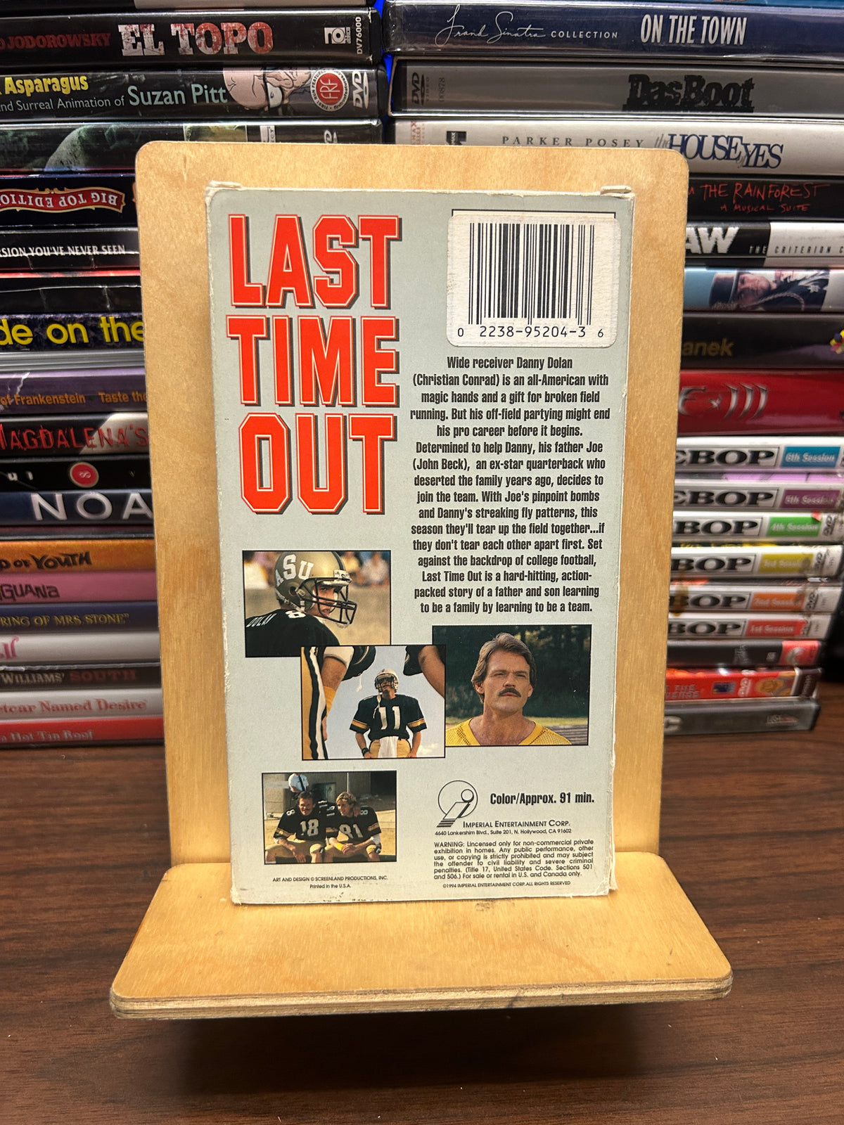 Last Time Out VHS
