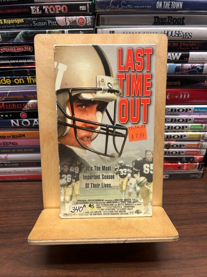 Last Time Out VHS