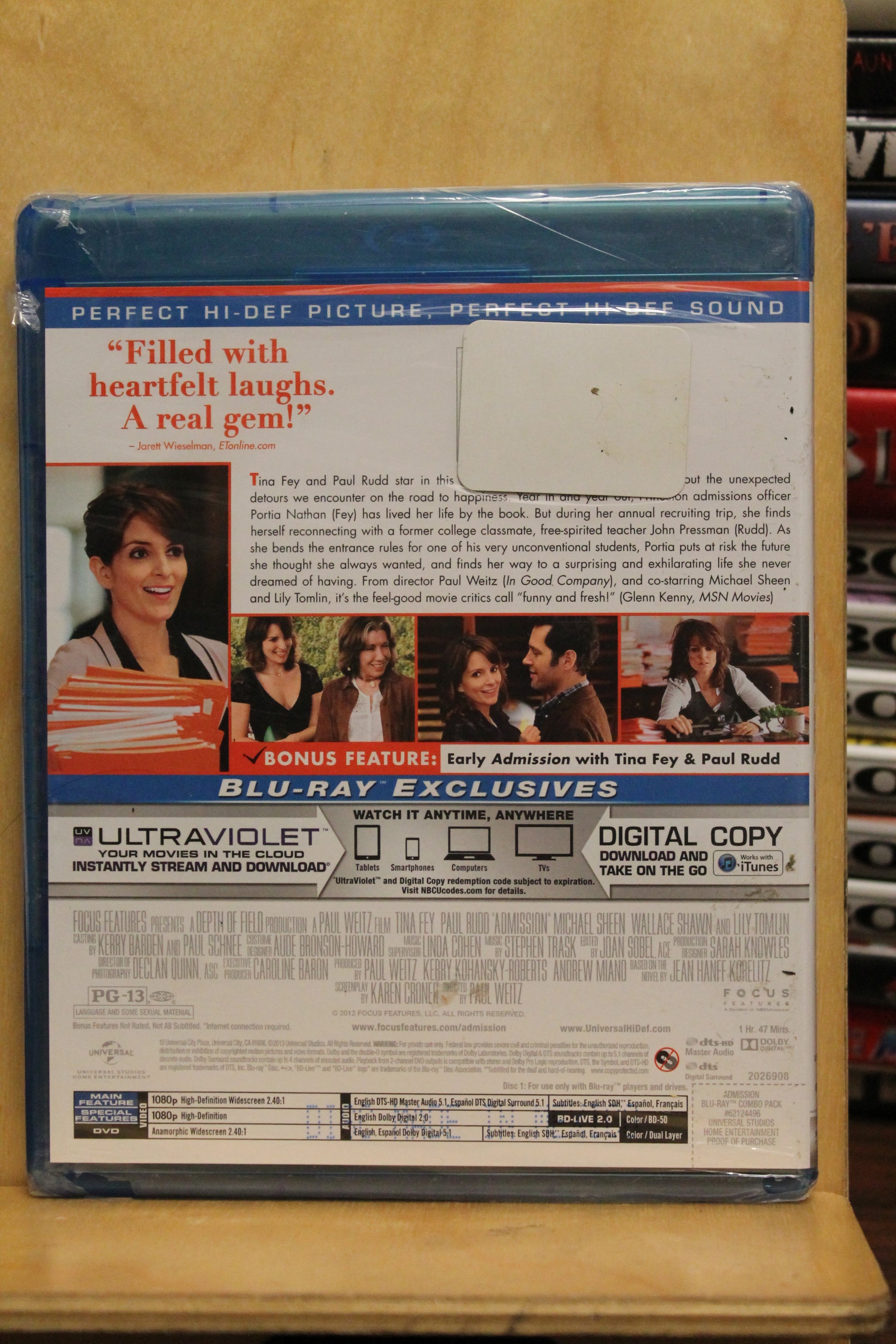 Admission Blu-ray