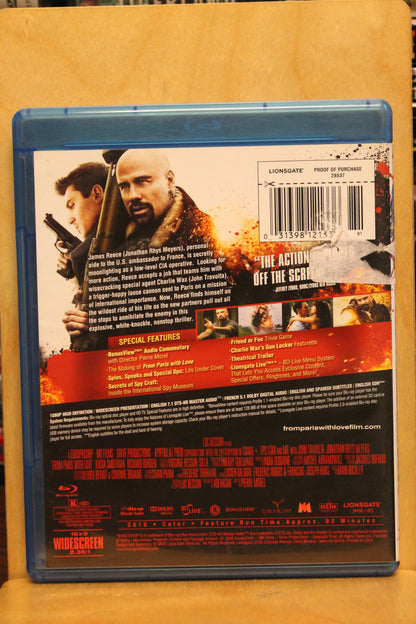 From Paris with Love Blu-ray