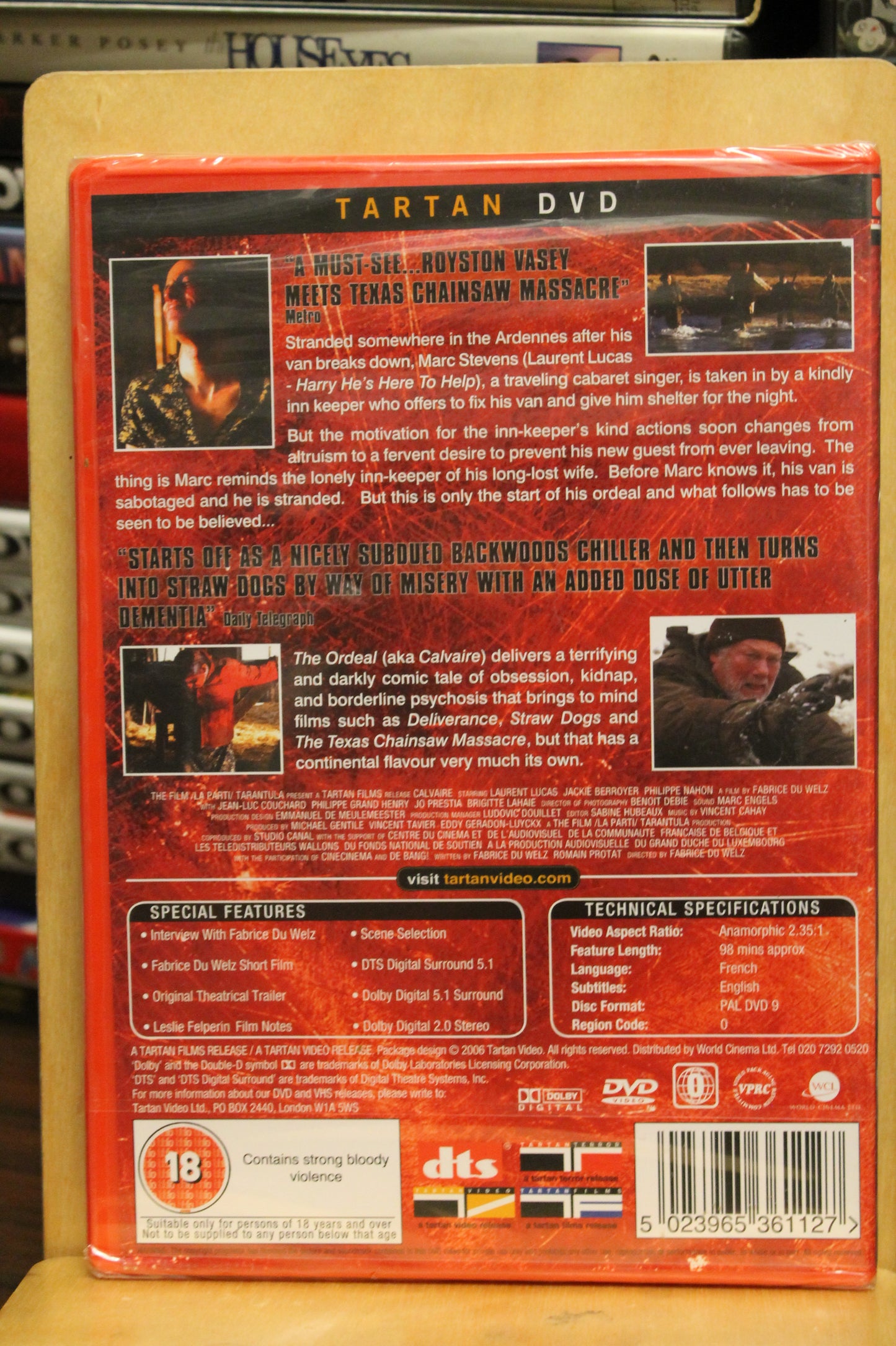 Calvaire DVD