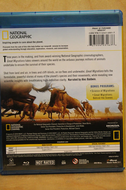 Great Migrations Blu-ray