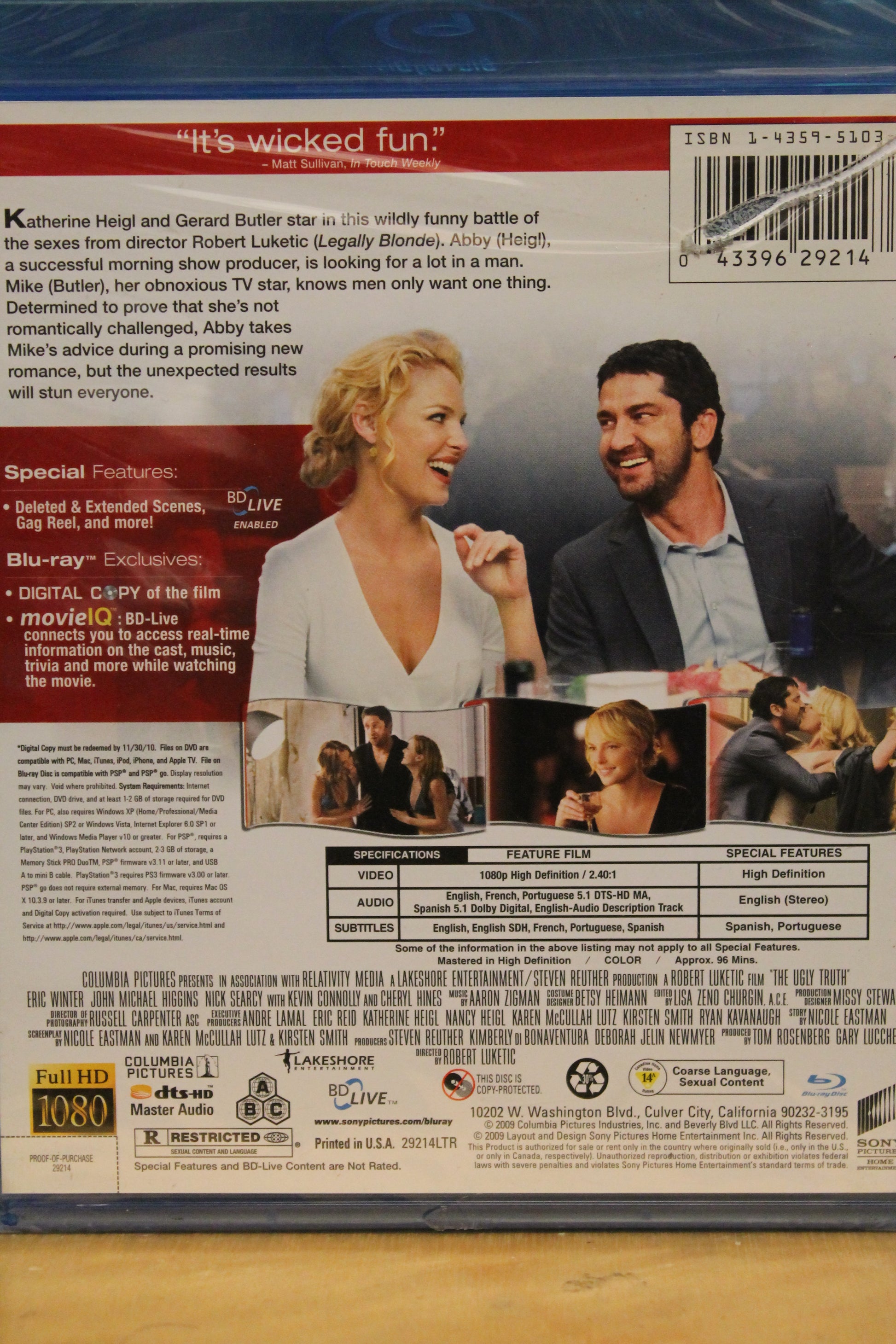 The Ugly Truth Blu-ray
