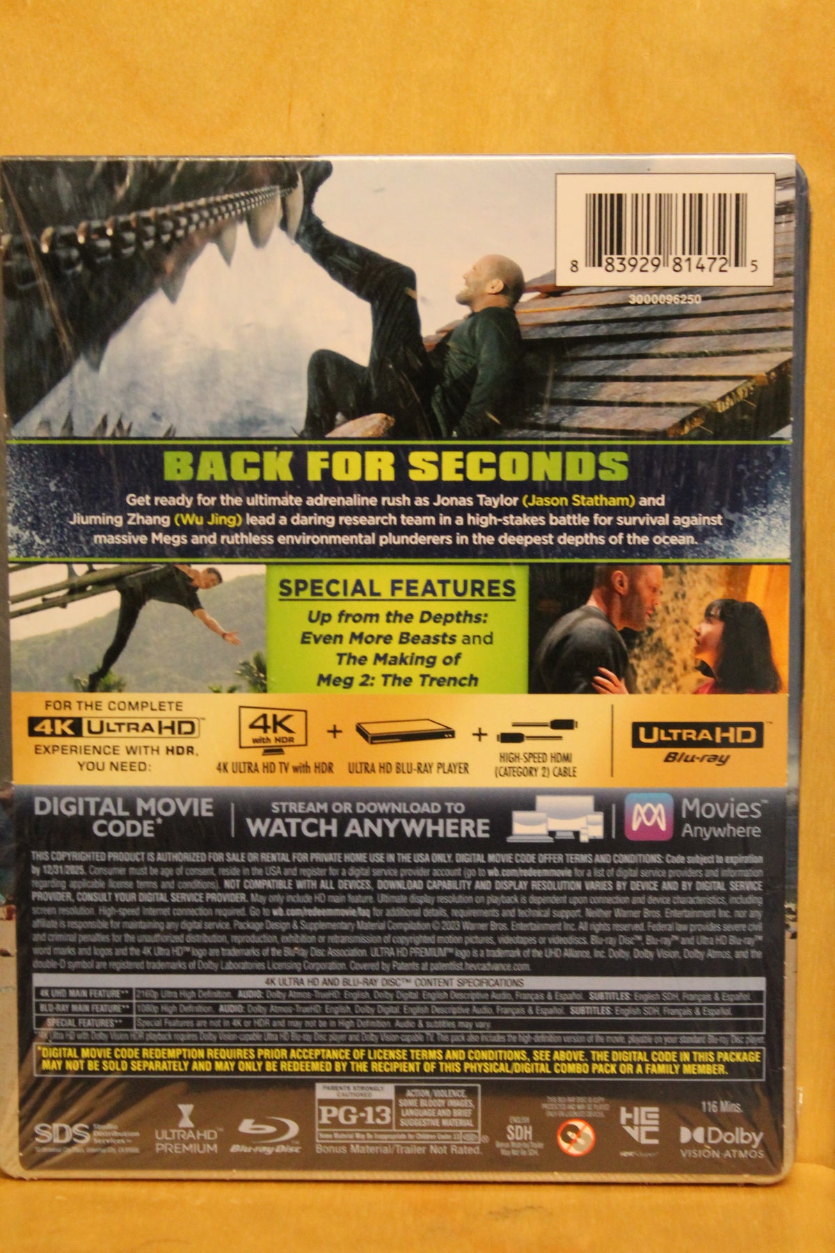 Meg 2: The Trench 4K UHD