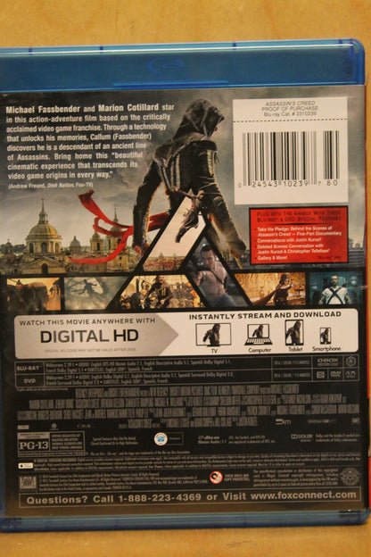 Assassin's Creed Blu-ray