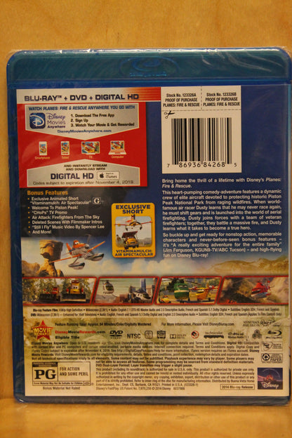 Planes: Fire & Rescue Blu-ray