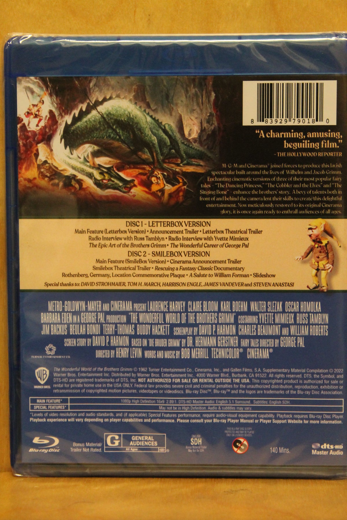 The Wonderful World of the Brothers Grimm Blu-ray