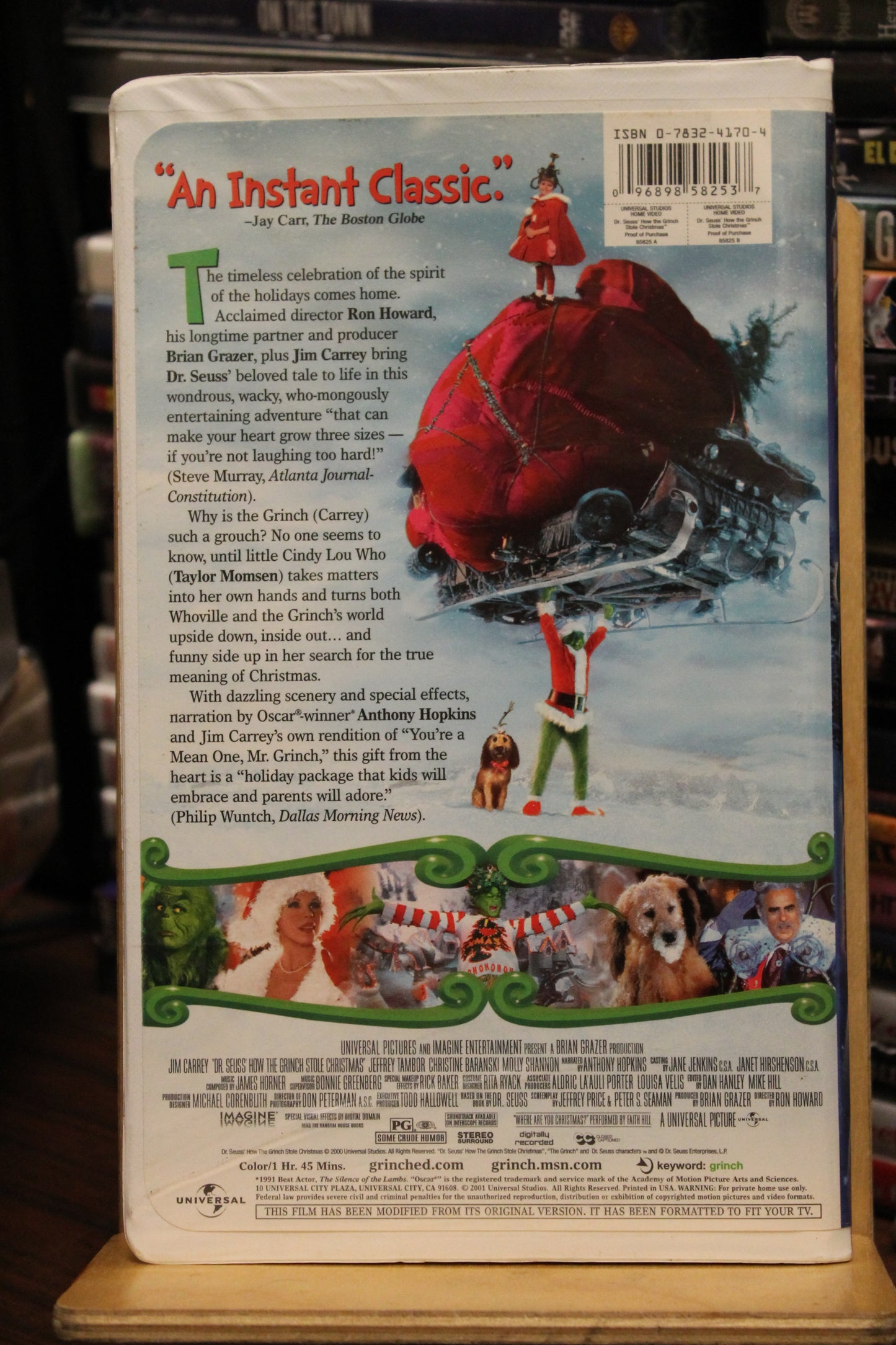 How the Grinch Stole Christmas VHS