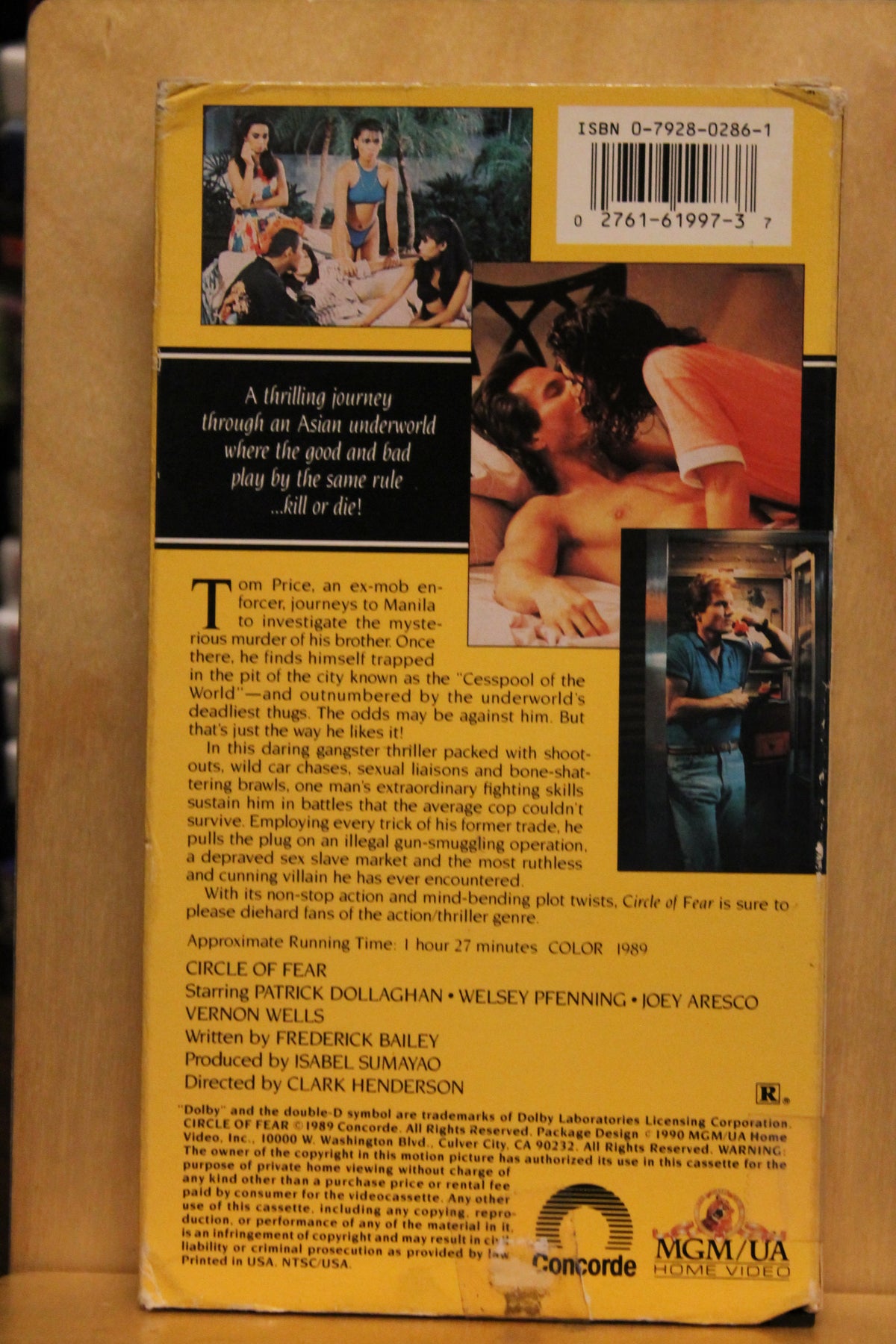 Circle of Fear VHS