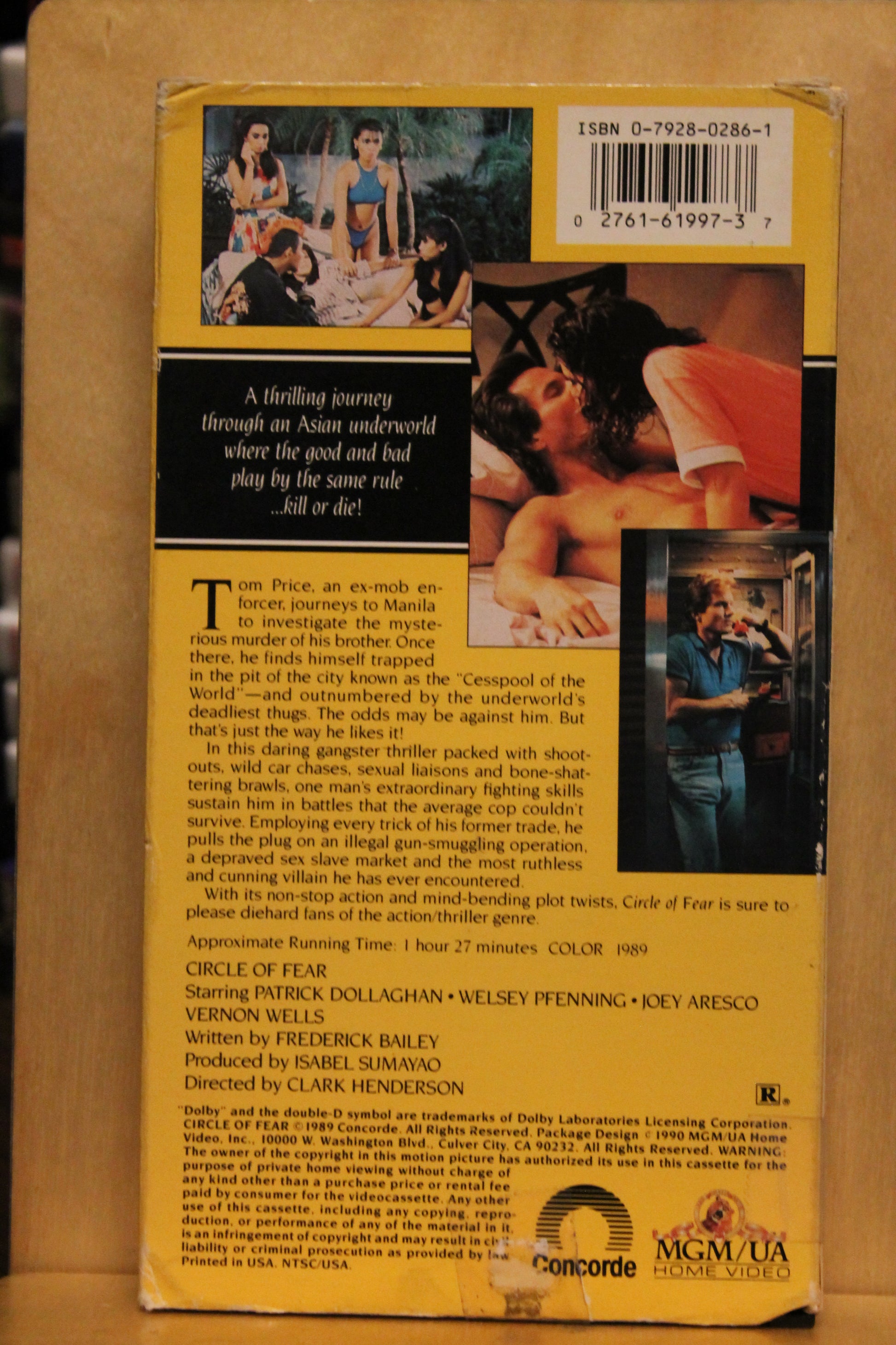 Circle of Fear VHS