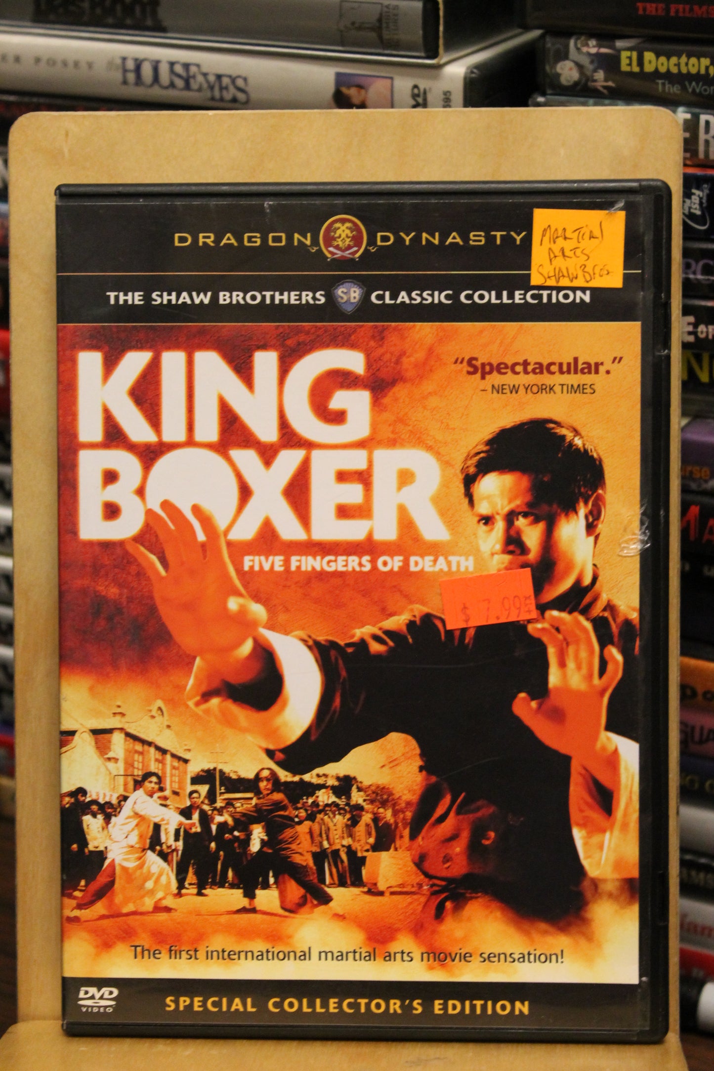 Five Fingers of Death DVD