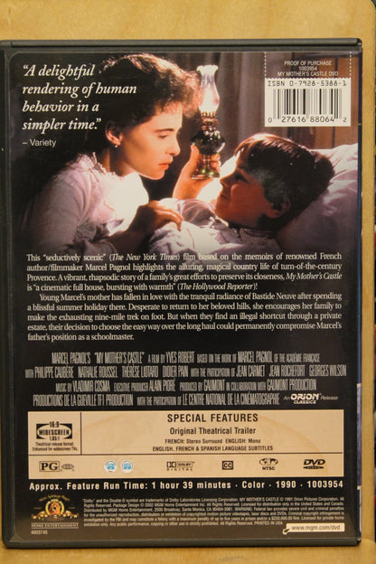 My Mother's Castle DVD