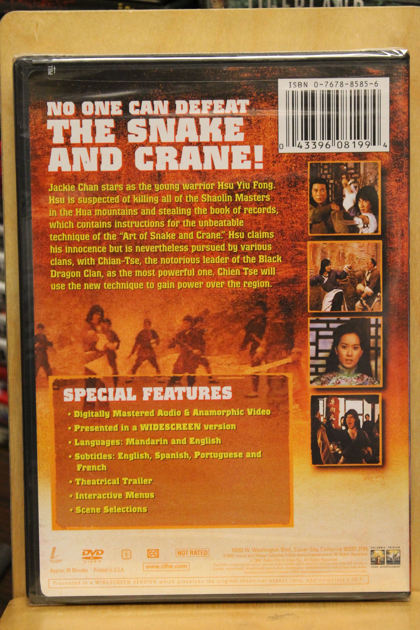 Snake & Crane Arts of Shaolin DVD
