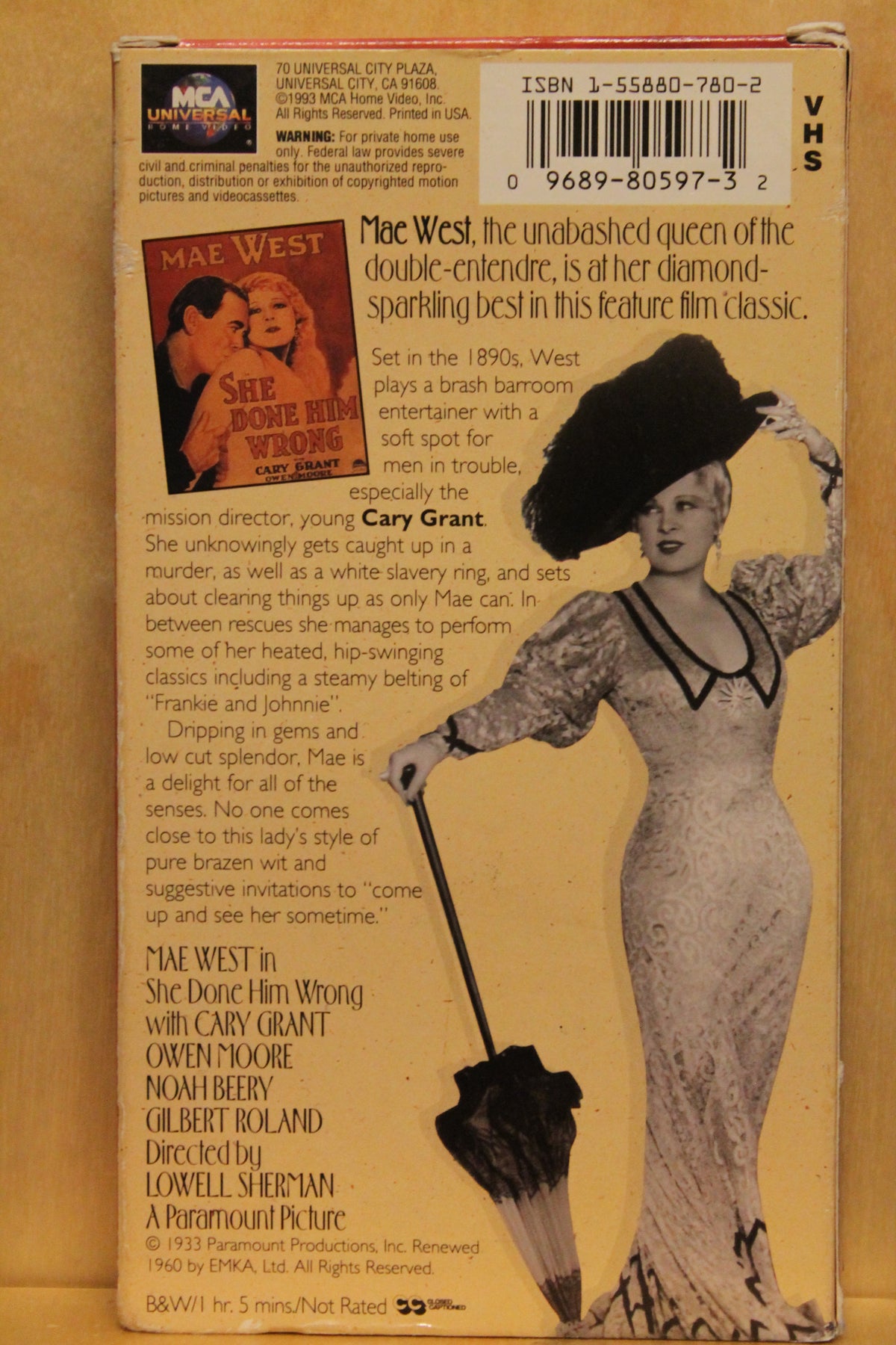 She Done Him Wrong VHS