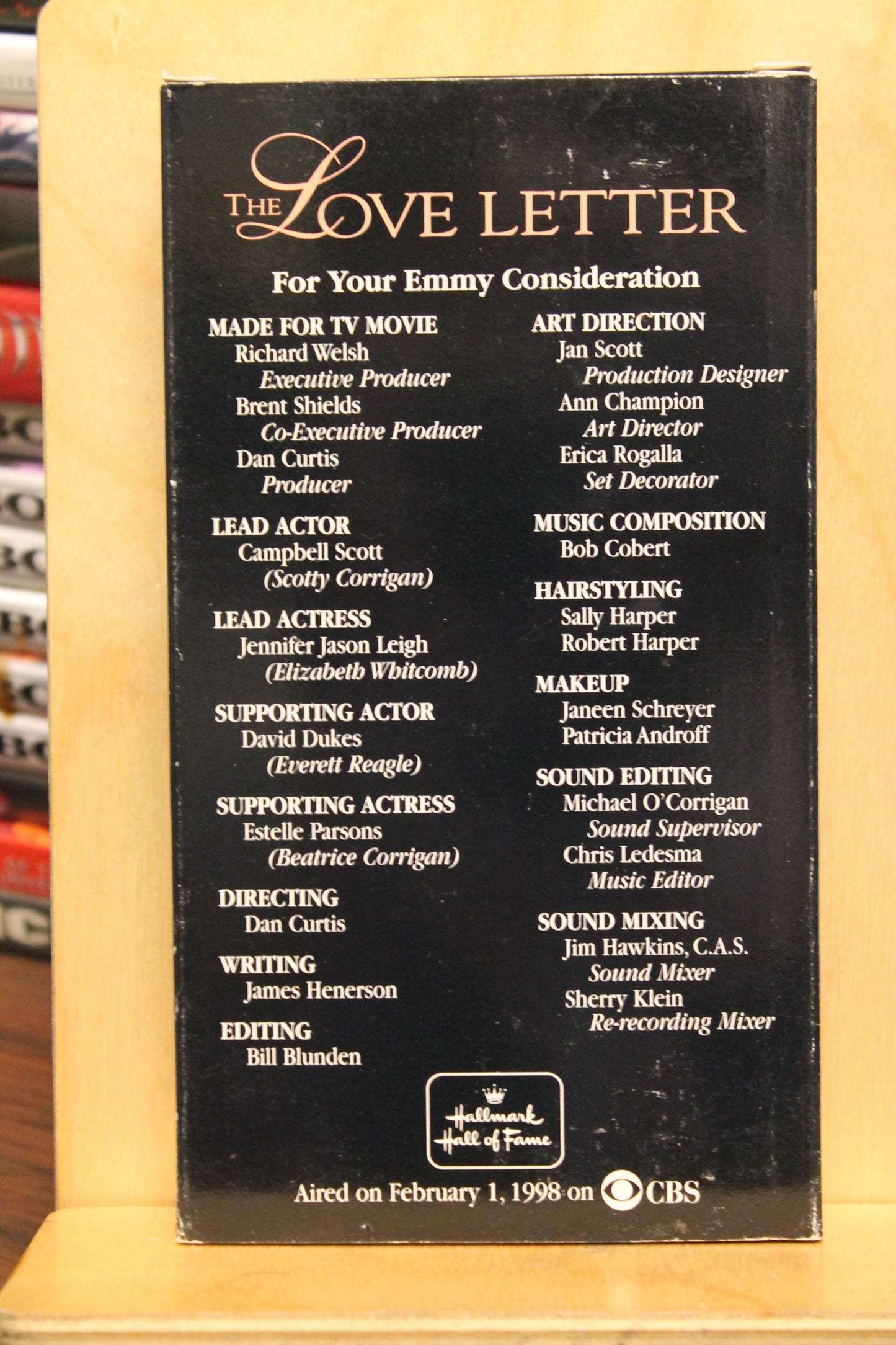 The Love Letter VHS