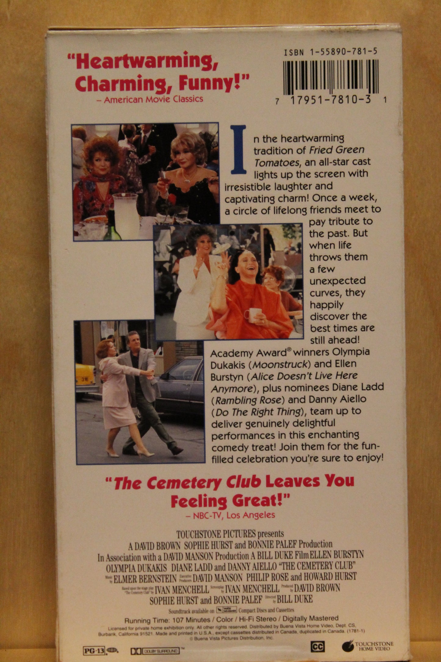 The Cemetery Club VHS