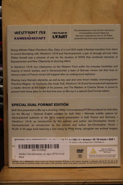 Westfront 1918 & Kameradschaft Blu-ray