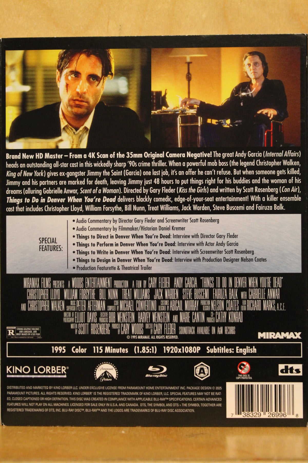 Things to Do in Denver When You're Dead Blu-ray