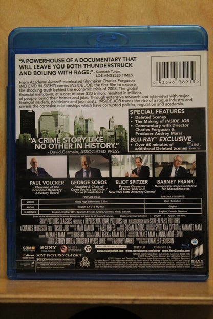 Inside Job Blu-ray