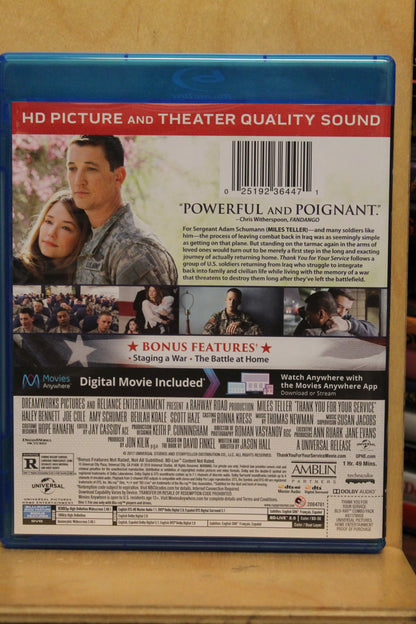Thank You for Your Service Blu-ray
