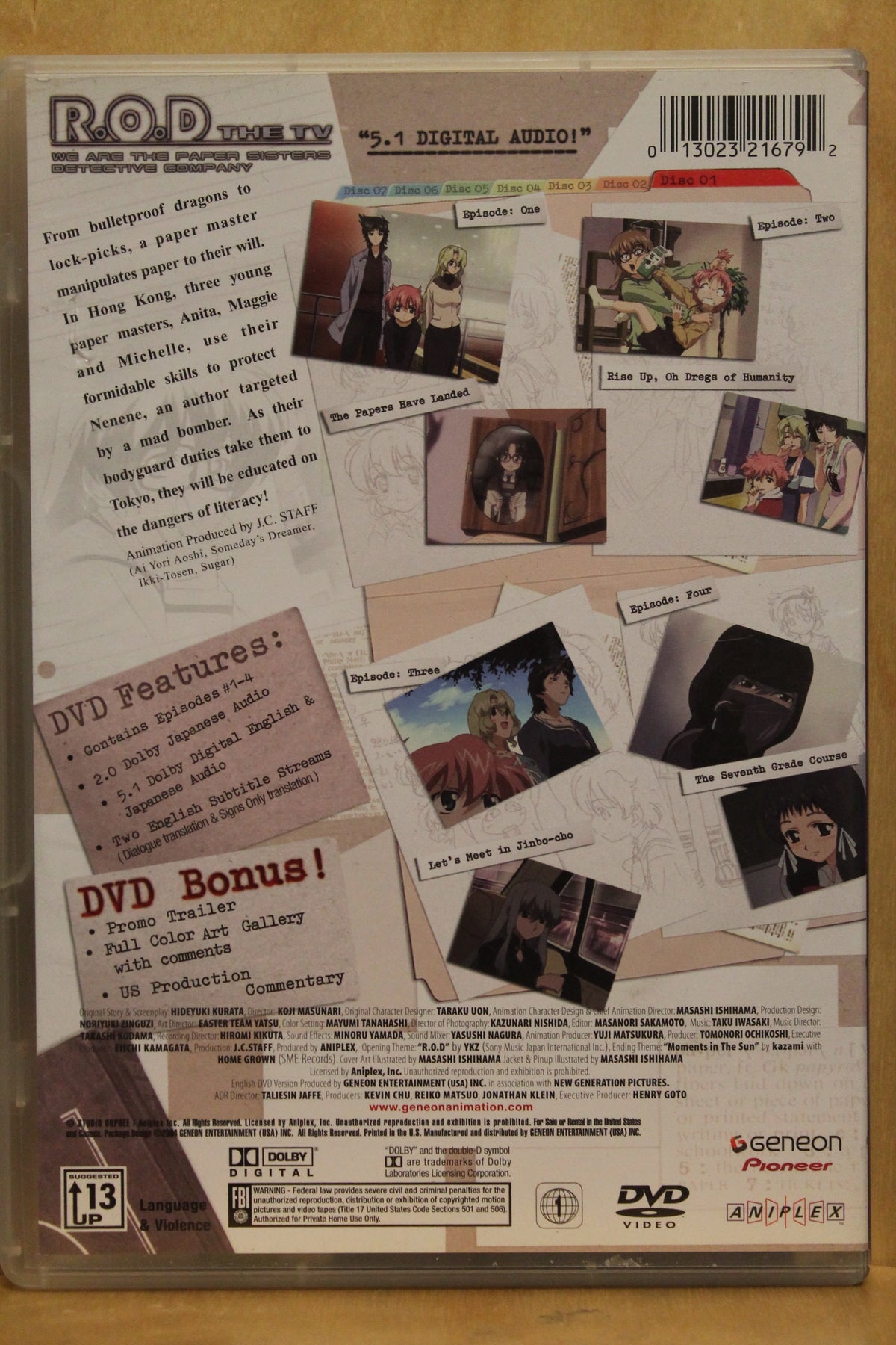 R.O.D. The TV DVD