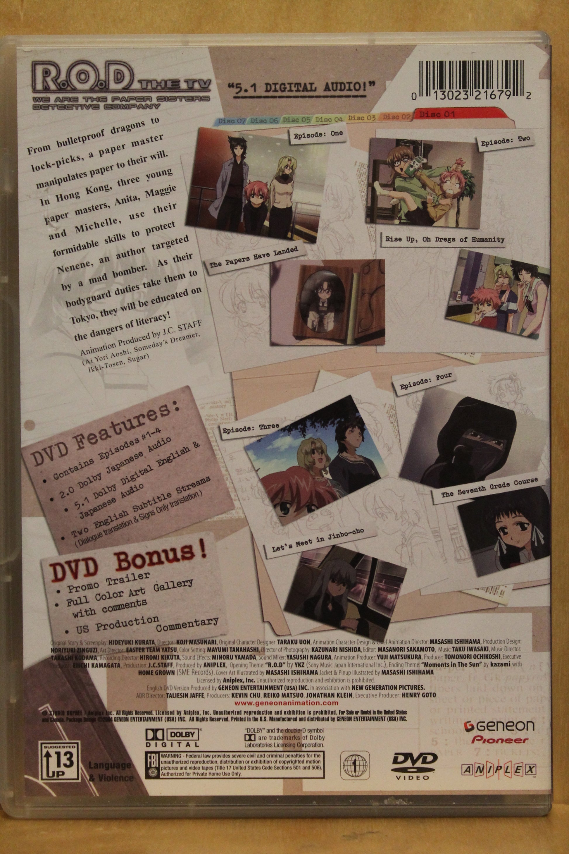 R.O.D. The TV DVD