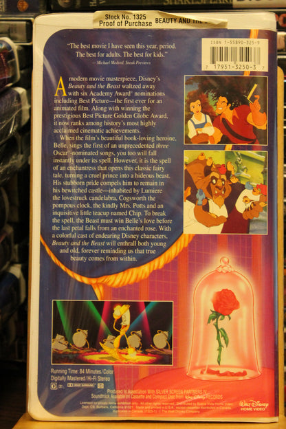 Beauty and the Beast VHS