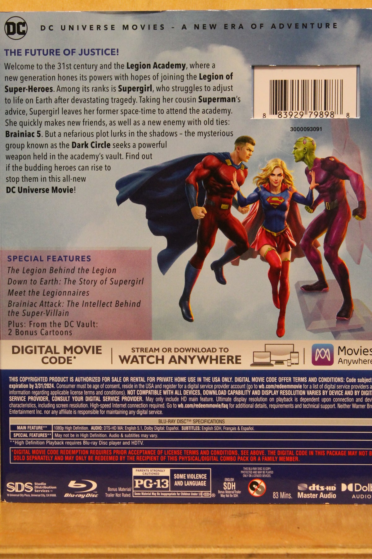 Legion of Super-Heroes Blu-ray