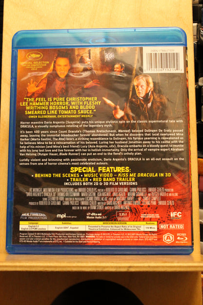Dracula 3D Blu-ray