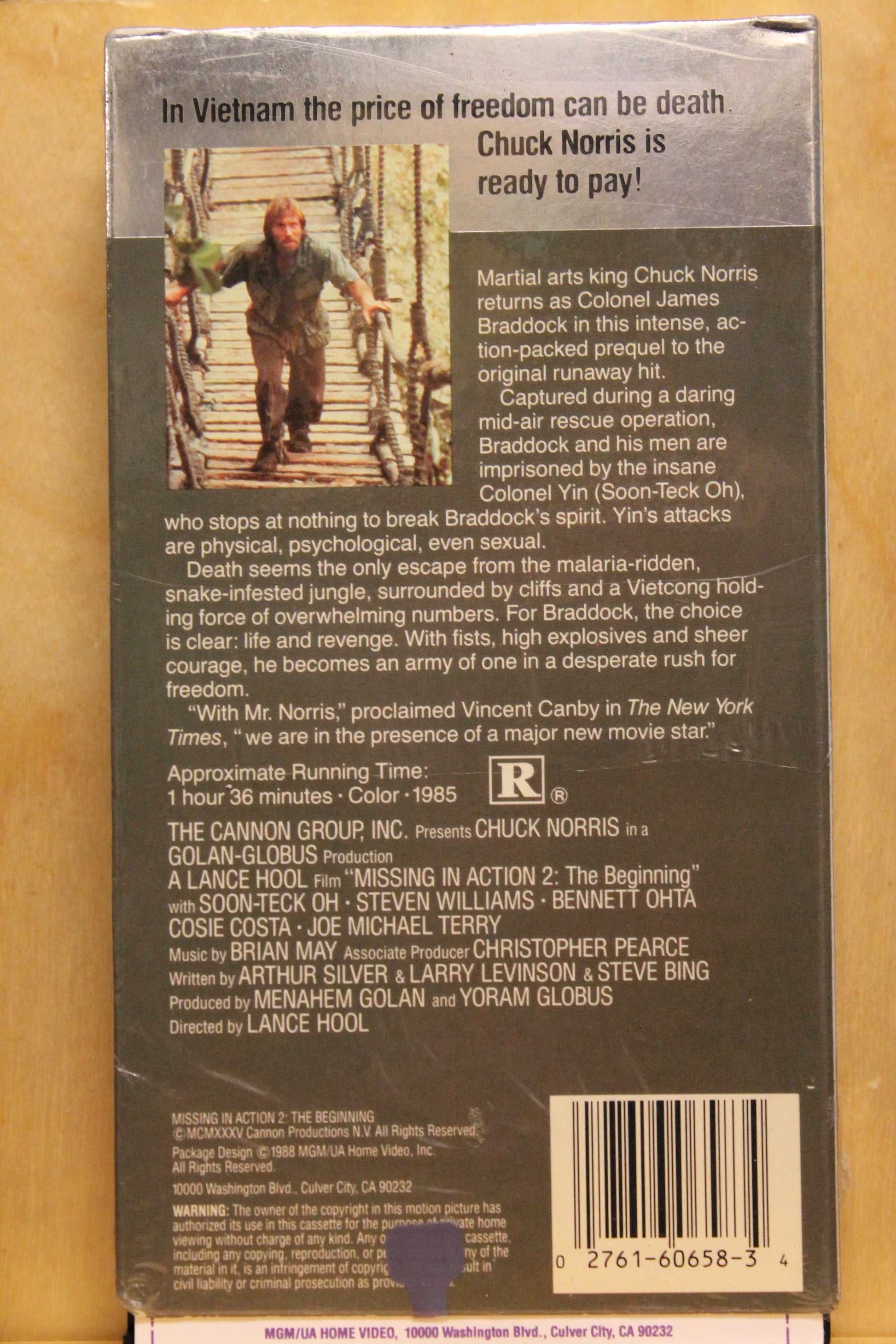 Missing in Action 2: The Beginning VHS
