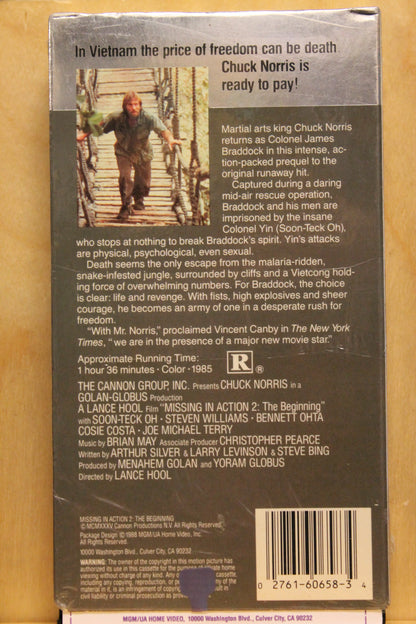 Missing in Action 2: The Beginning VHS