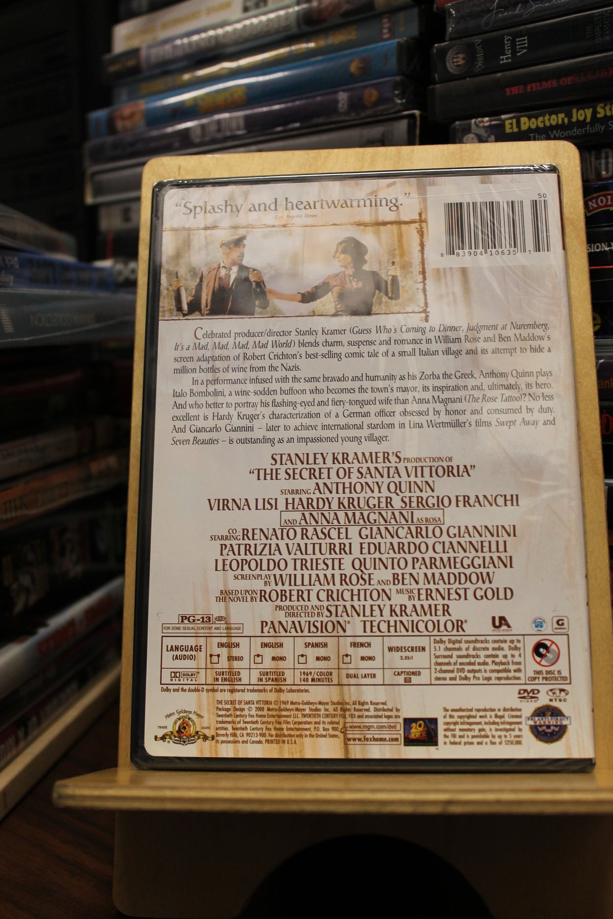 The Secret of Santa Vittoria DVD