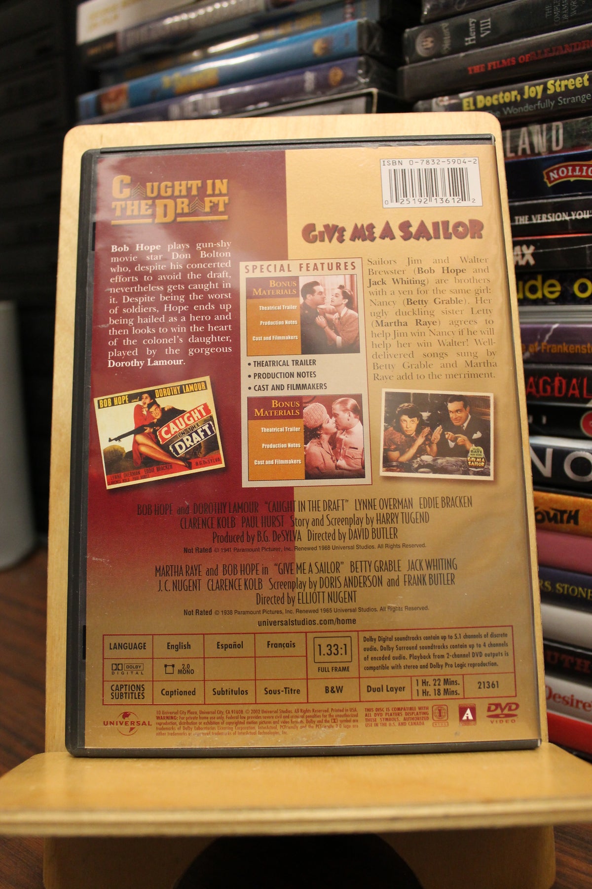 Bob Hope: The Tribute Collection Double Feature DVD