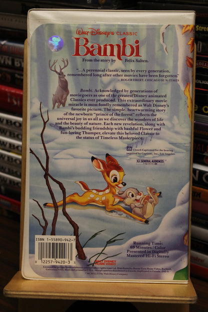 Bambi VHS