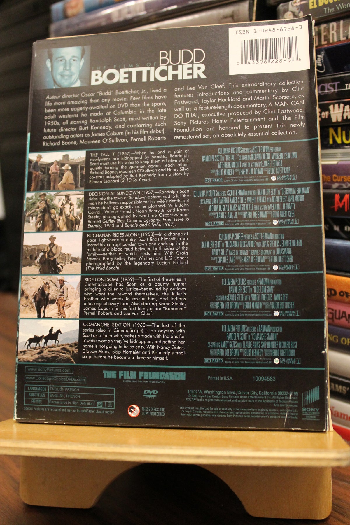 The Films of Budd Boetticher DVD