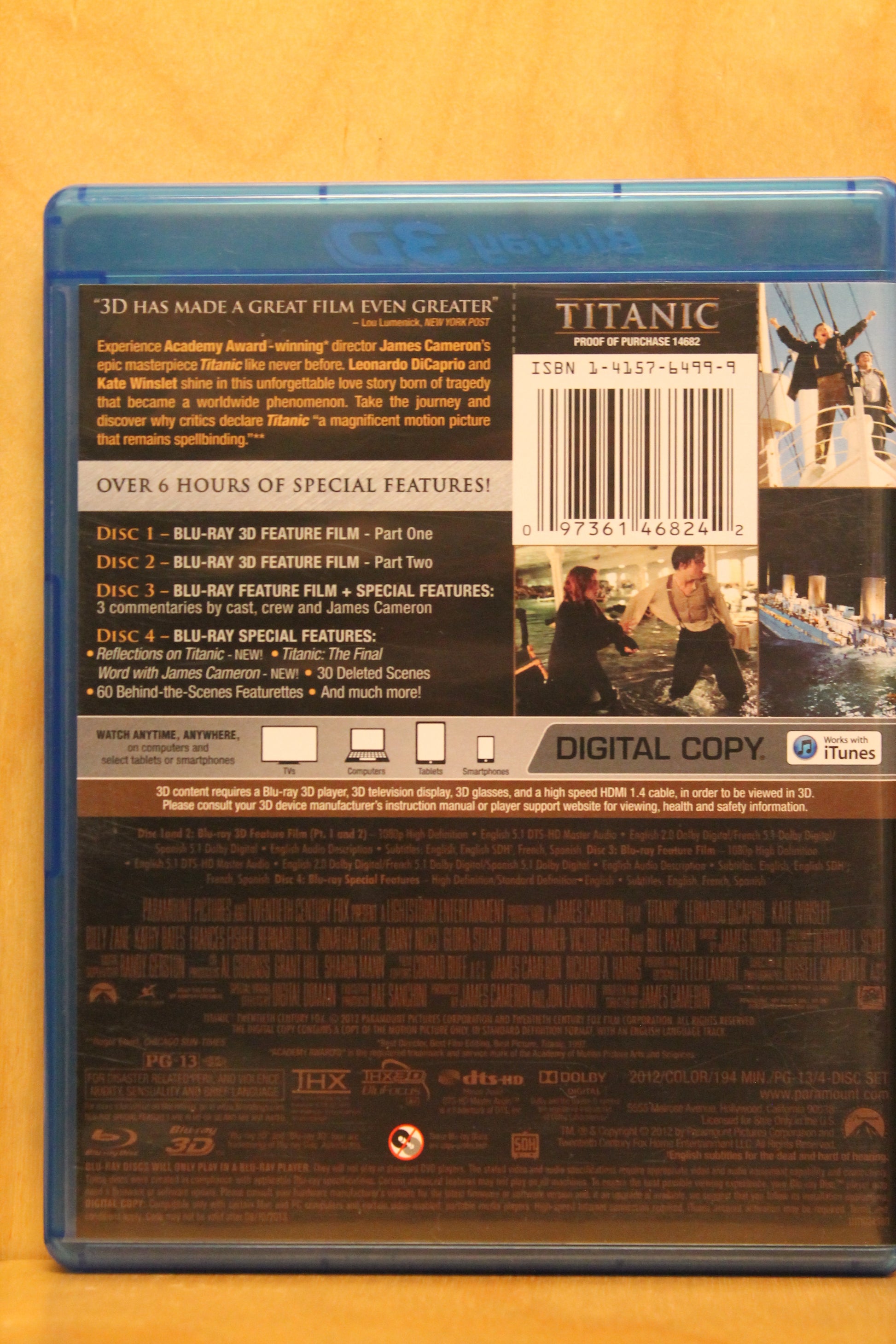 Titanic Blu-ray