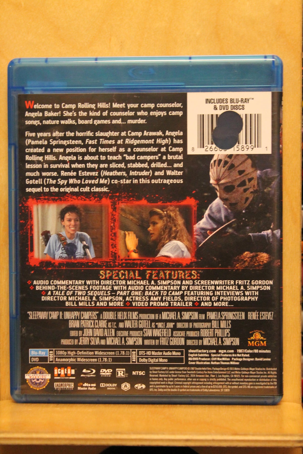 Sleepaway Camp II: Unhappy Campers Blu-ray