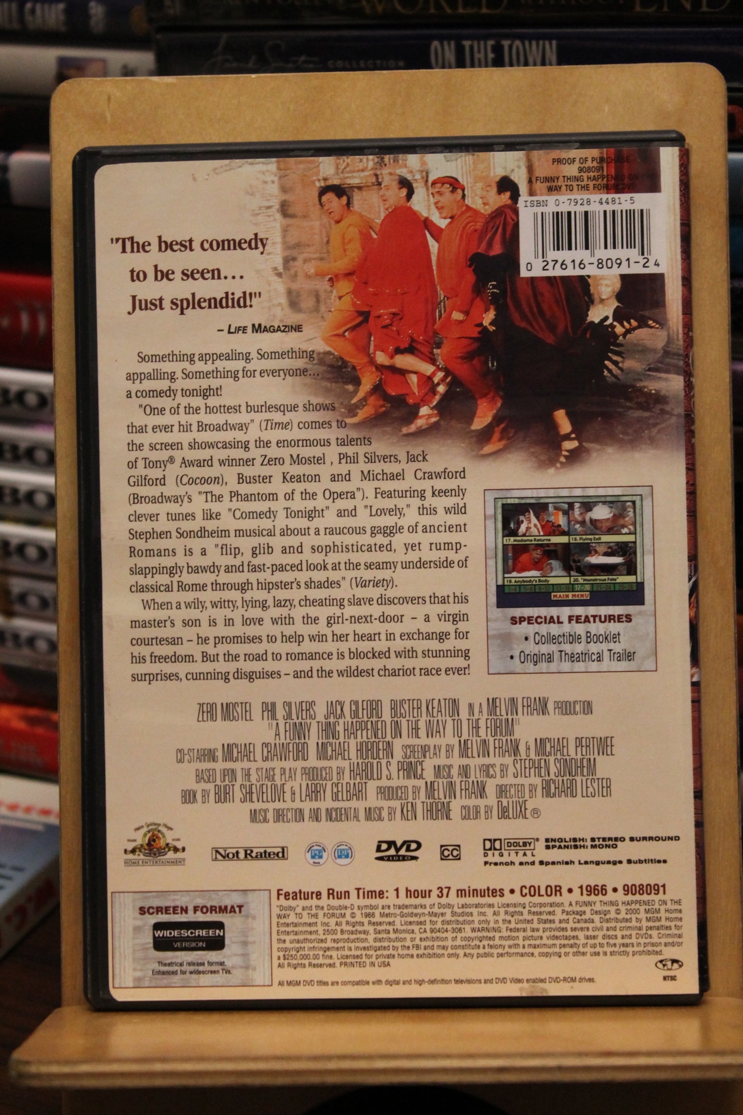 A Funny Thing Happened on the Way to the Forum DVD