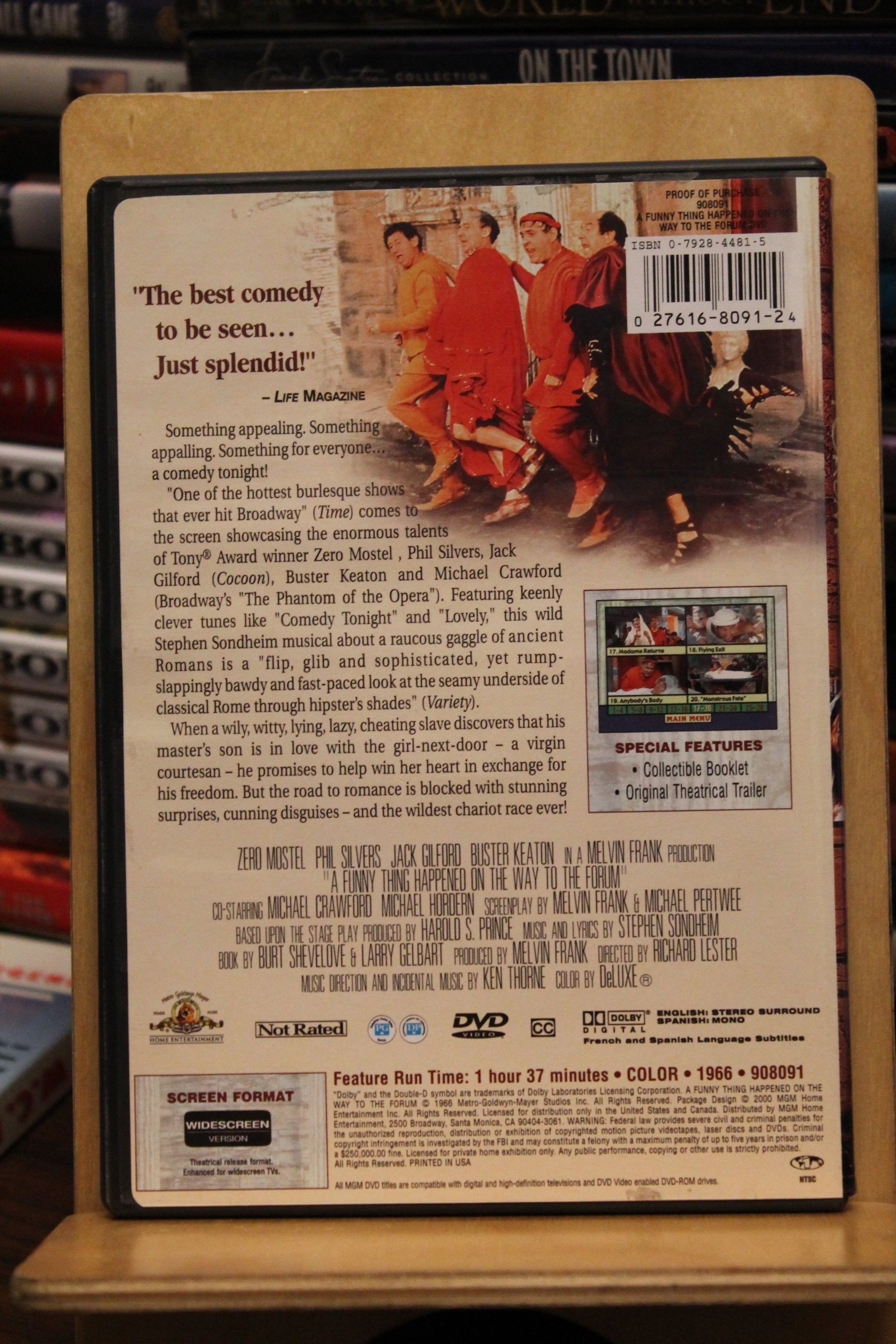 A Funny Thing Happened on the Way to the Forum DVD
