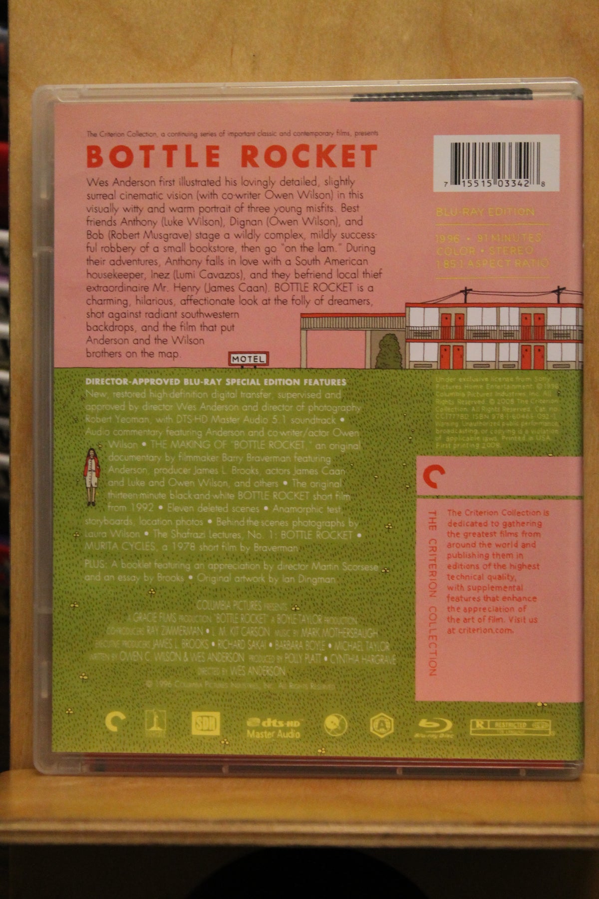 Bottle Rocket Blu-ray