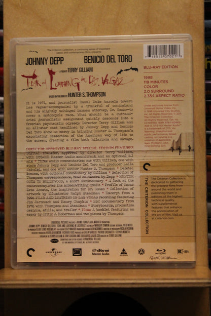 Fear and Loathing in Las Vegas Blu-ray
