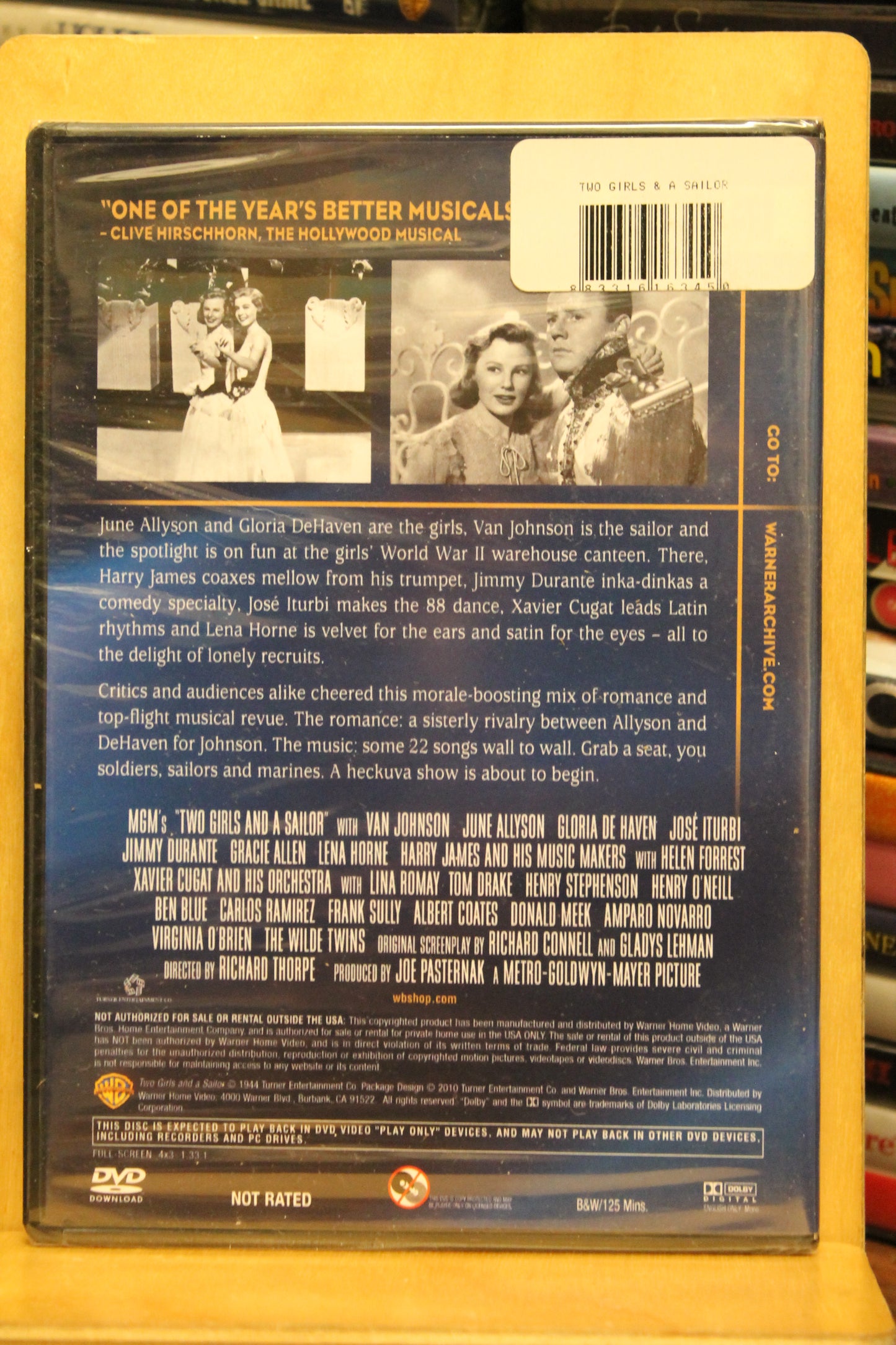 Two Girls and a Sailor DVD