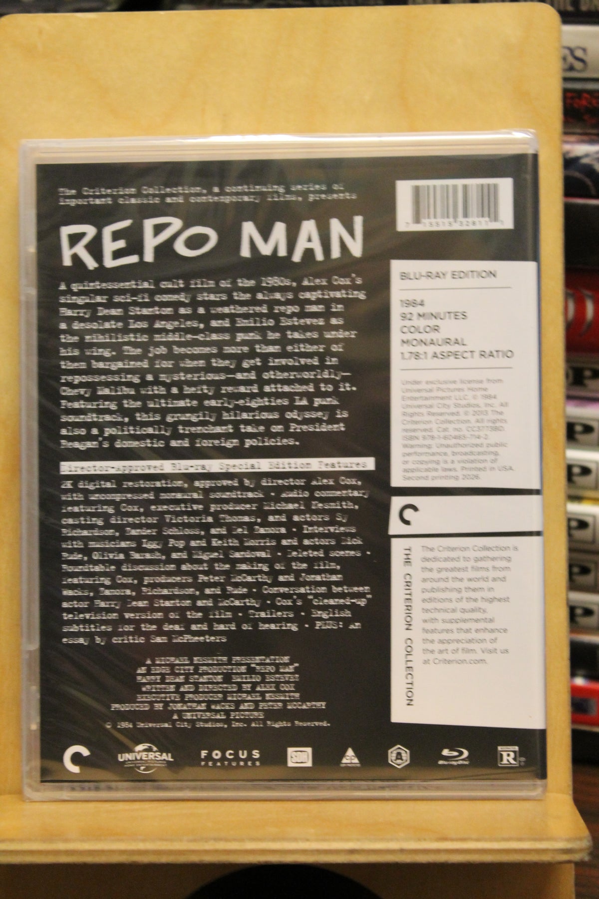 Repo Man Blu-ray