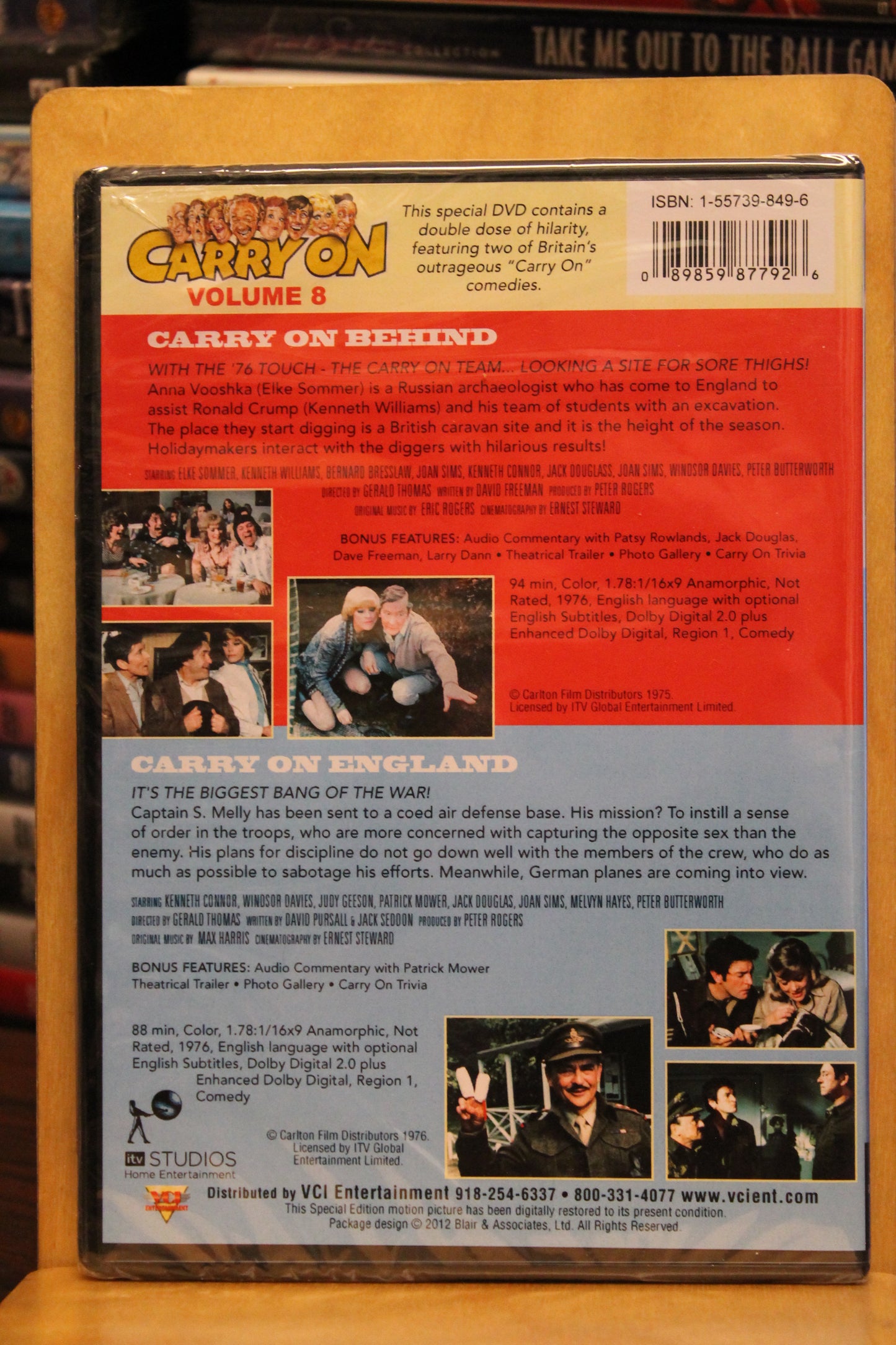 Carry On Double Feature: Carry On Behind / Carry On England DVD
