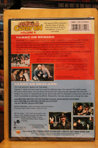 Carry On Double Feature: Carry On Behind / Carry On England DVD