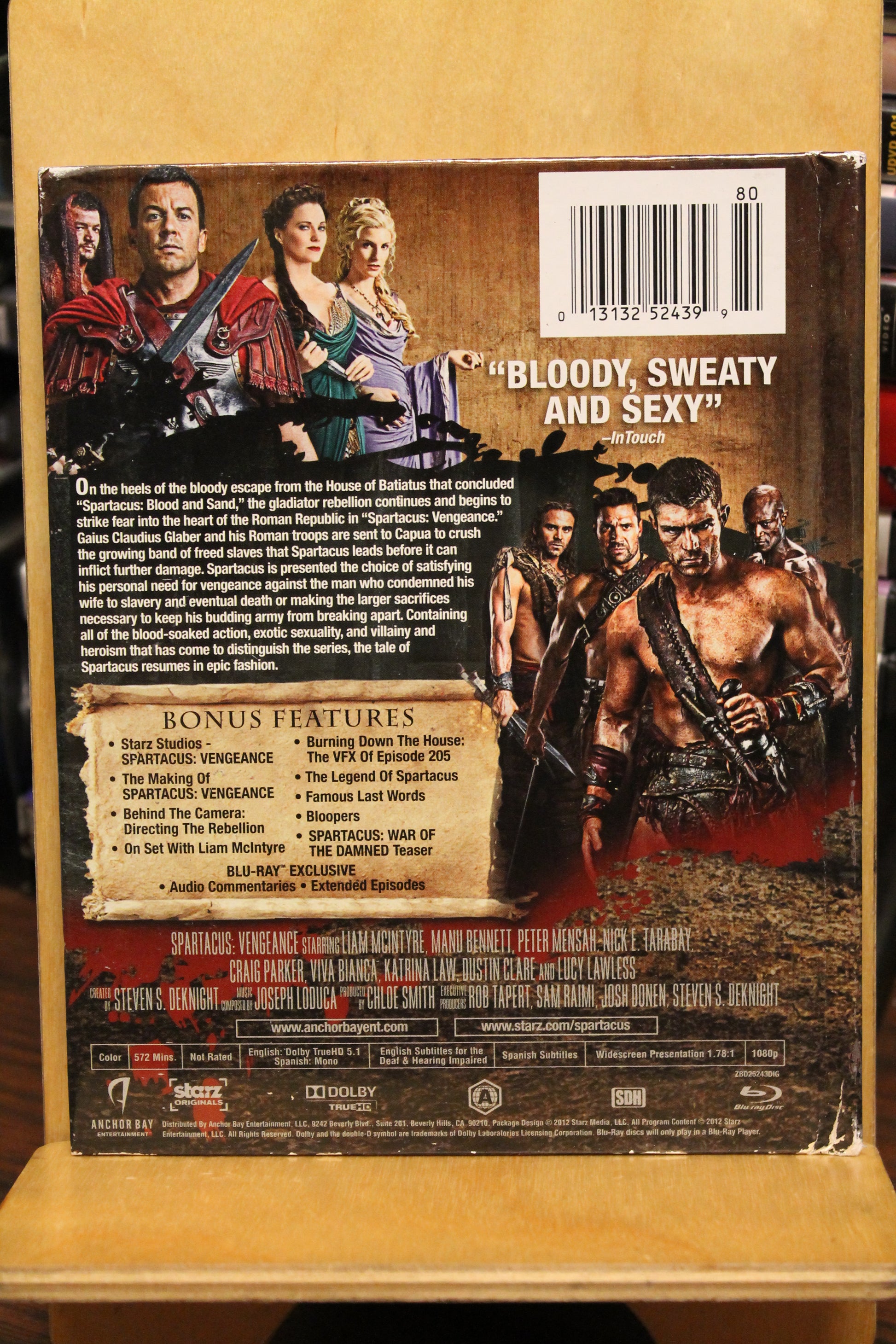 Spartacus: Vengeance Blu-ray