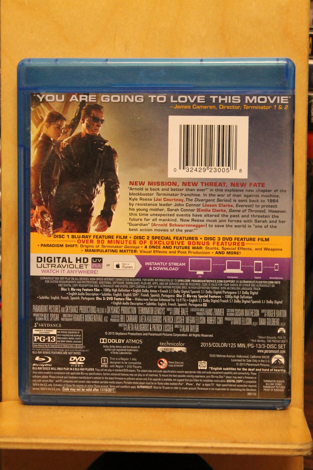 Terminator Genisys Blu-ray