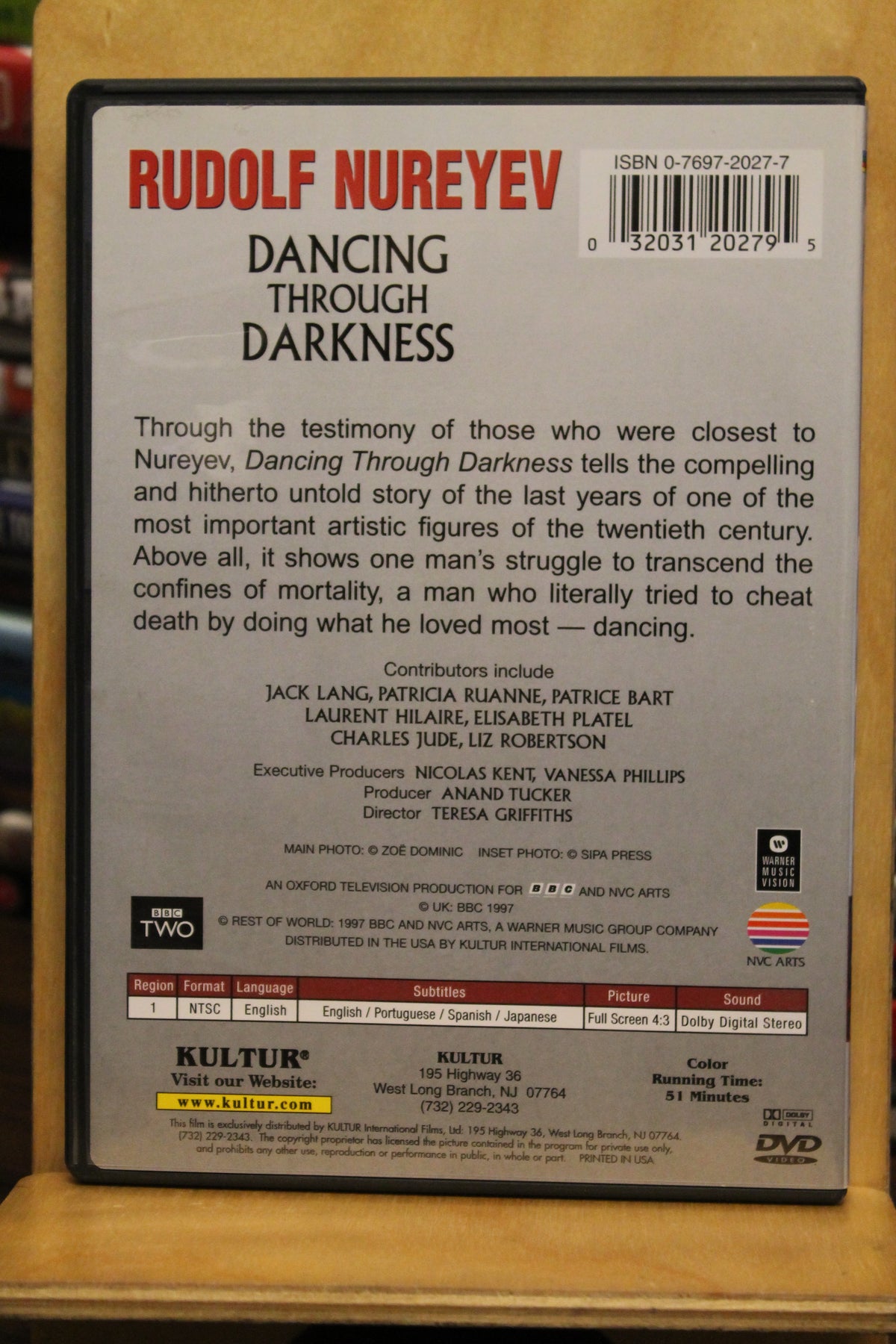 Nureyev: Dancing Through Darkness DVD