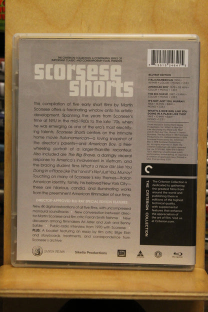Scorsese Shorts Blu-ray